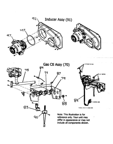 Inducer assy