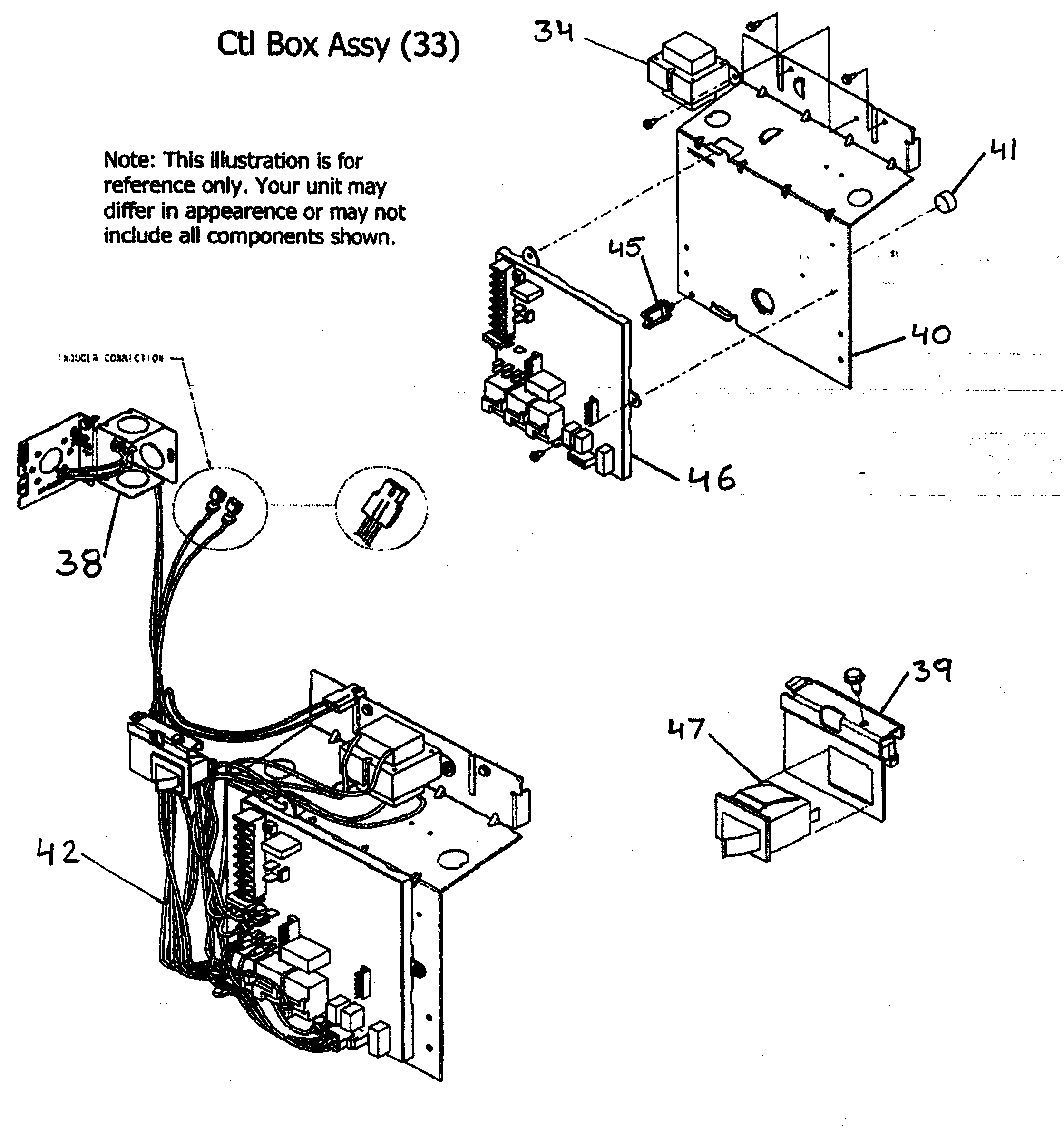 Control box assy