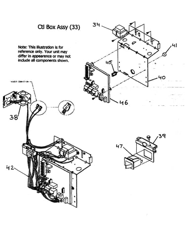 Control box assy