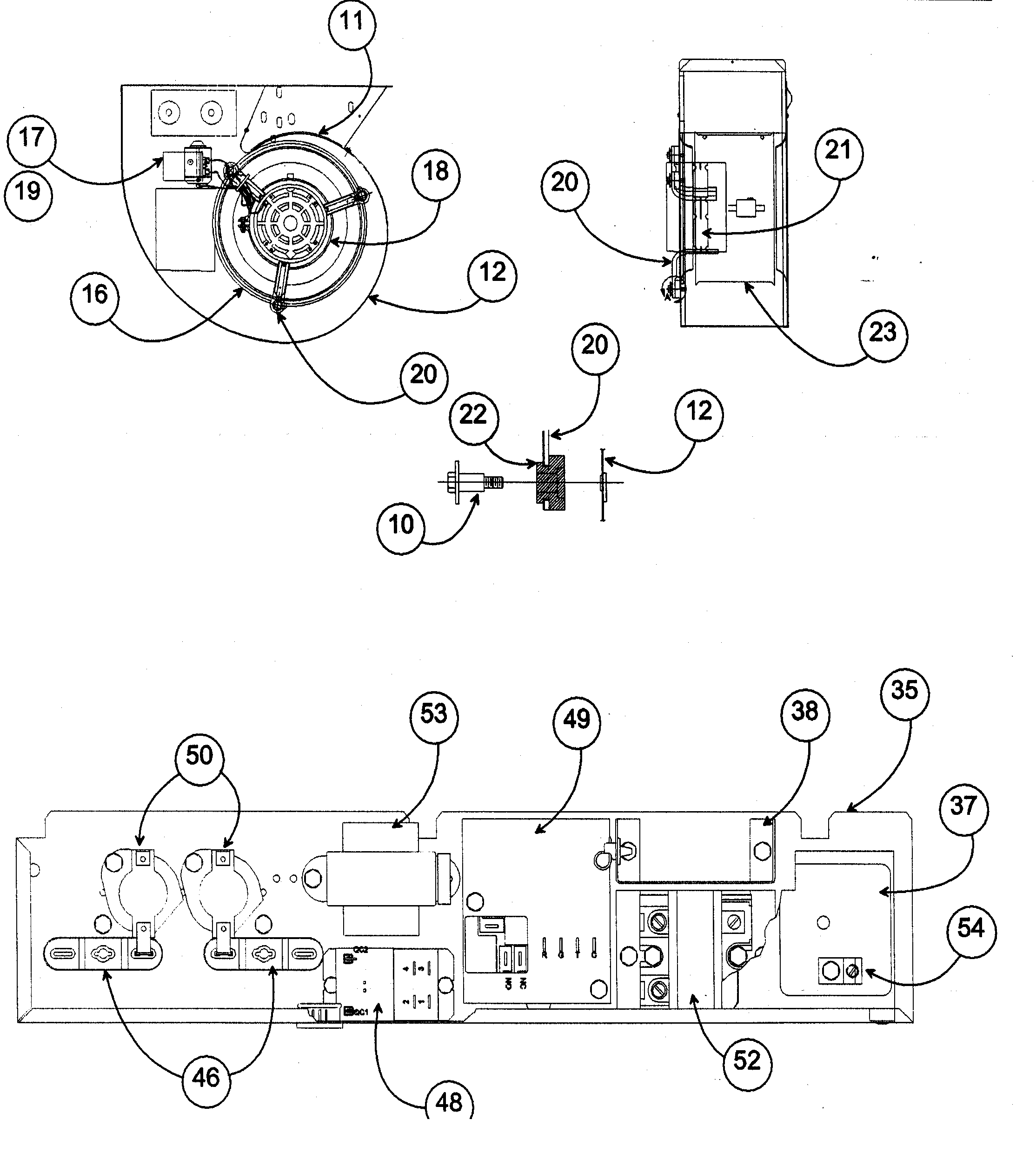 Blower/control board