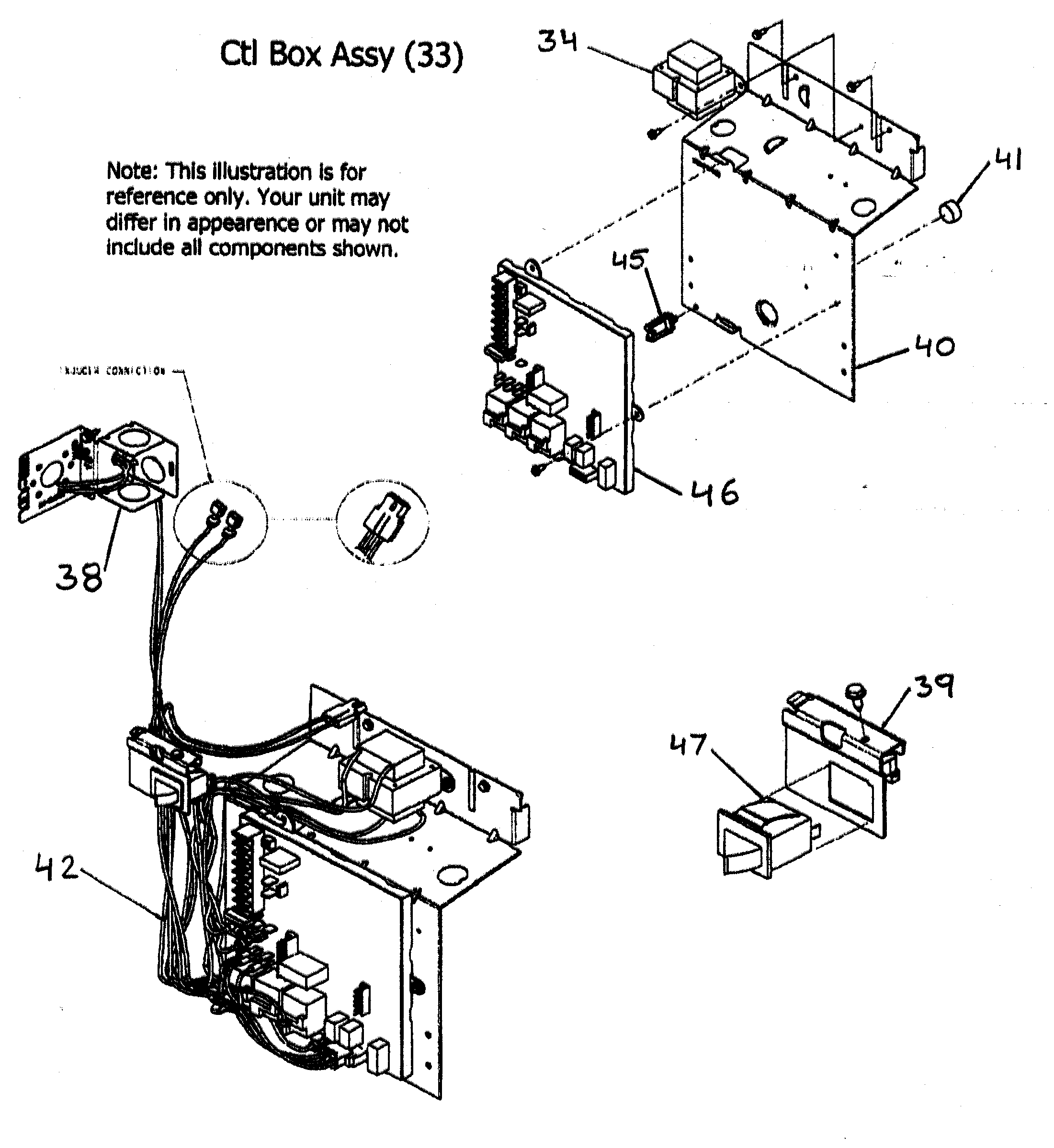 Control box assy