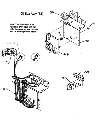 Control box assy