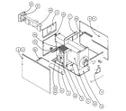 Carrier 58CLA12010120 cabinet assy 1 diagram