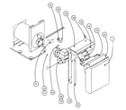 Carrier 58CLA10510112 cabinet assy 2 diagram