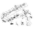 Ingersoll Rand IR261-3 drill assy diagram