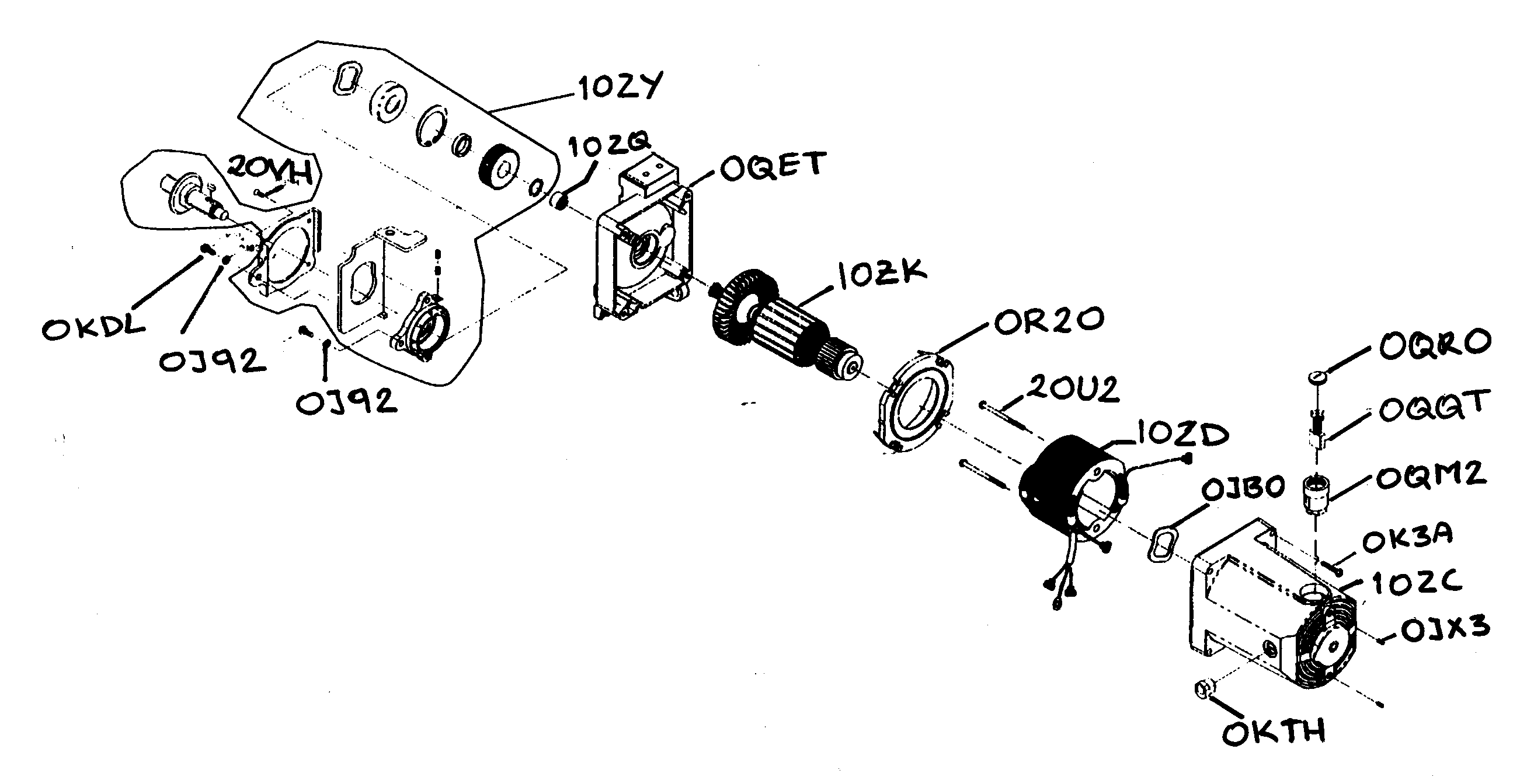 Motor assy