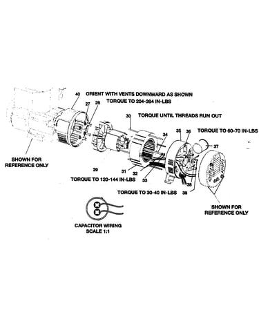 Elec motor assy