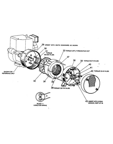 Elec motor assy