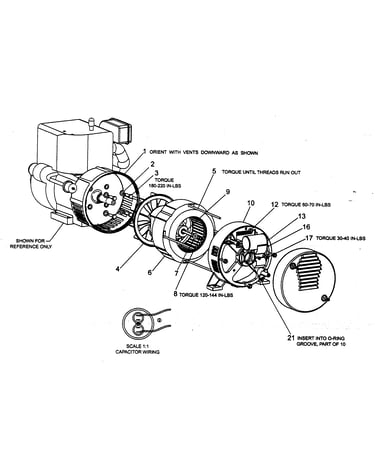 Elec motor assy