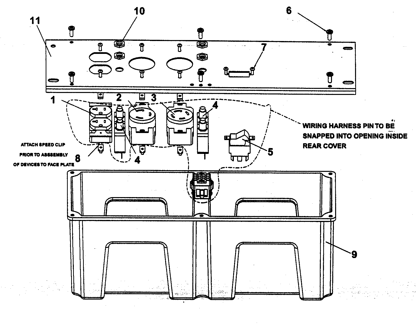 Control panel assy