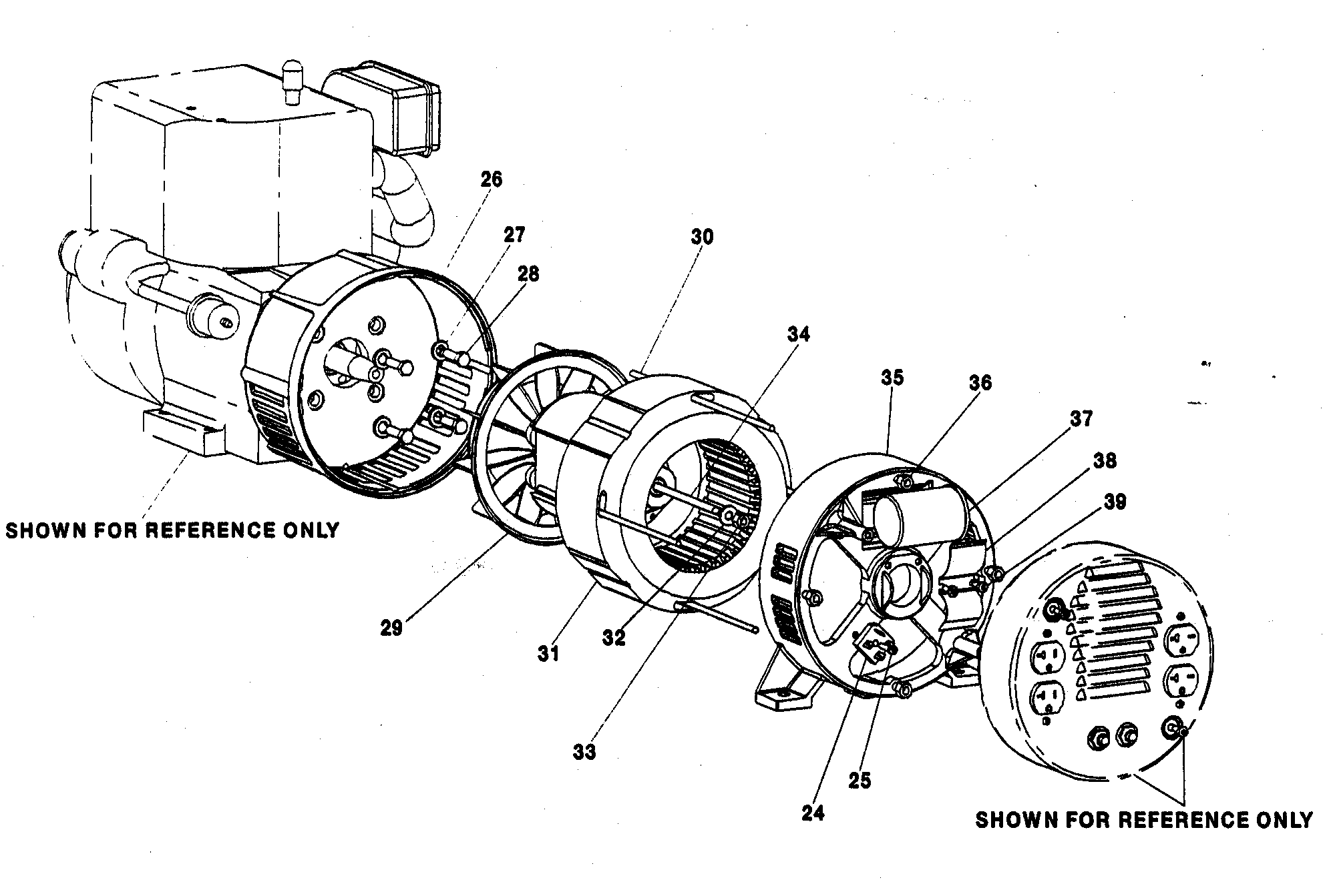 Elec motor assy