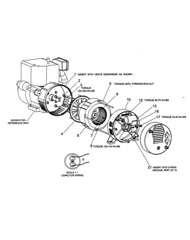 Elec motor assy