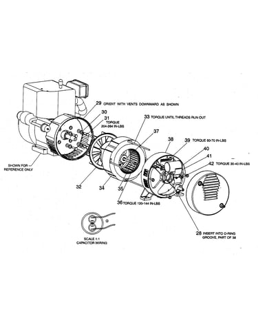 Elec motor assy