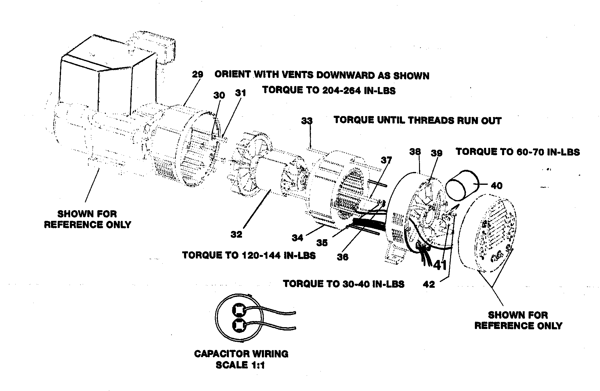 Elec motor assy