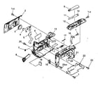 Canon ELURA65A left cover assy diagram