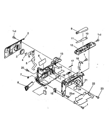 Left cover assy