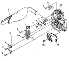 Canon ELURA65A rear cover assy diagram