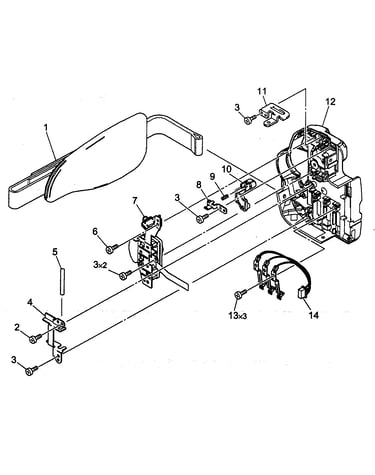 Rear cover assy
