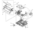 Canon ZR80 mechanical chassis 1 diagram
