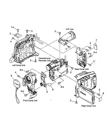 Casing assy