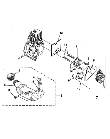 Carburetor/fuel tank
