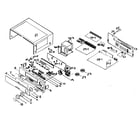 Harman Kardon AVR235 cabinet parts diagram