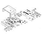 Harman Kardon AVR135 cabinet parts diagram