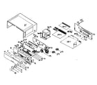 Harman Kardon AVR335 cabinet parts diagram