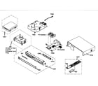 Sony RDRVX500 cabinet parts diagram