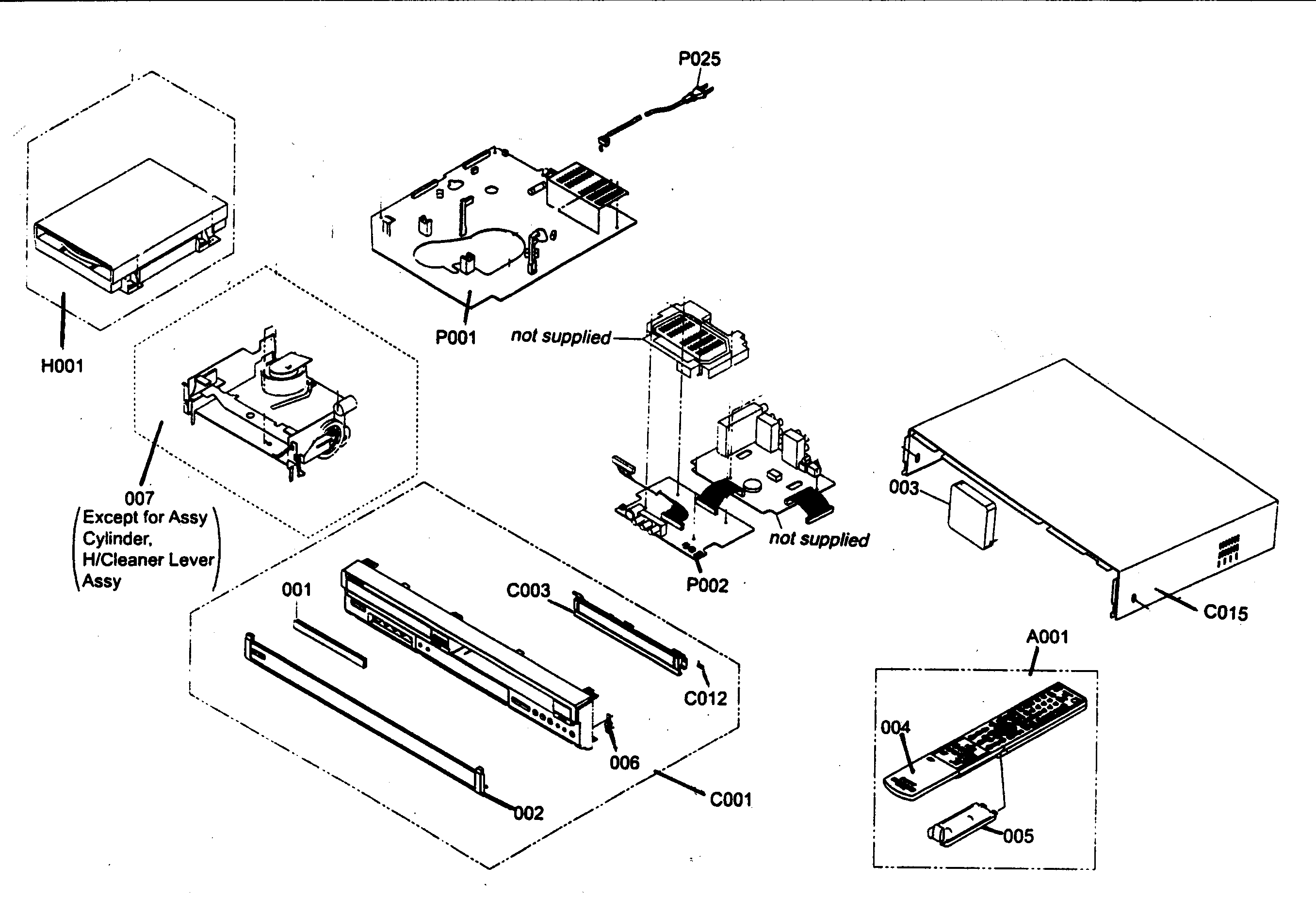 Cabinet parts