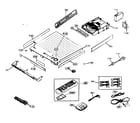 Yamaha DVX-S150 cabinet parts diagram