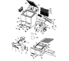 Kenmore 18313601300 freezer parts diagram