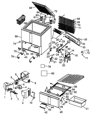 Freezer parts