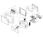 Samsung PCL6215RX cabinet parts diagram
