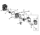 Homelite UT10946A carburetor/air filter diagram