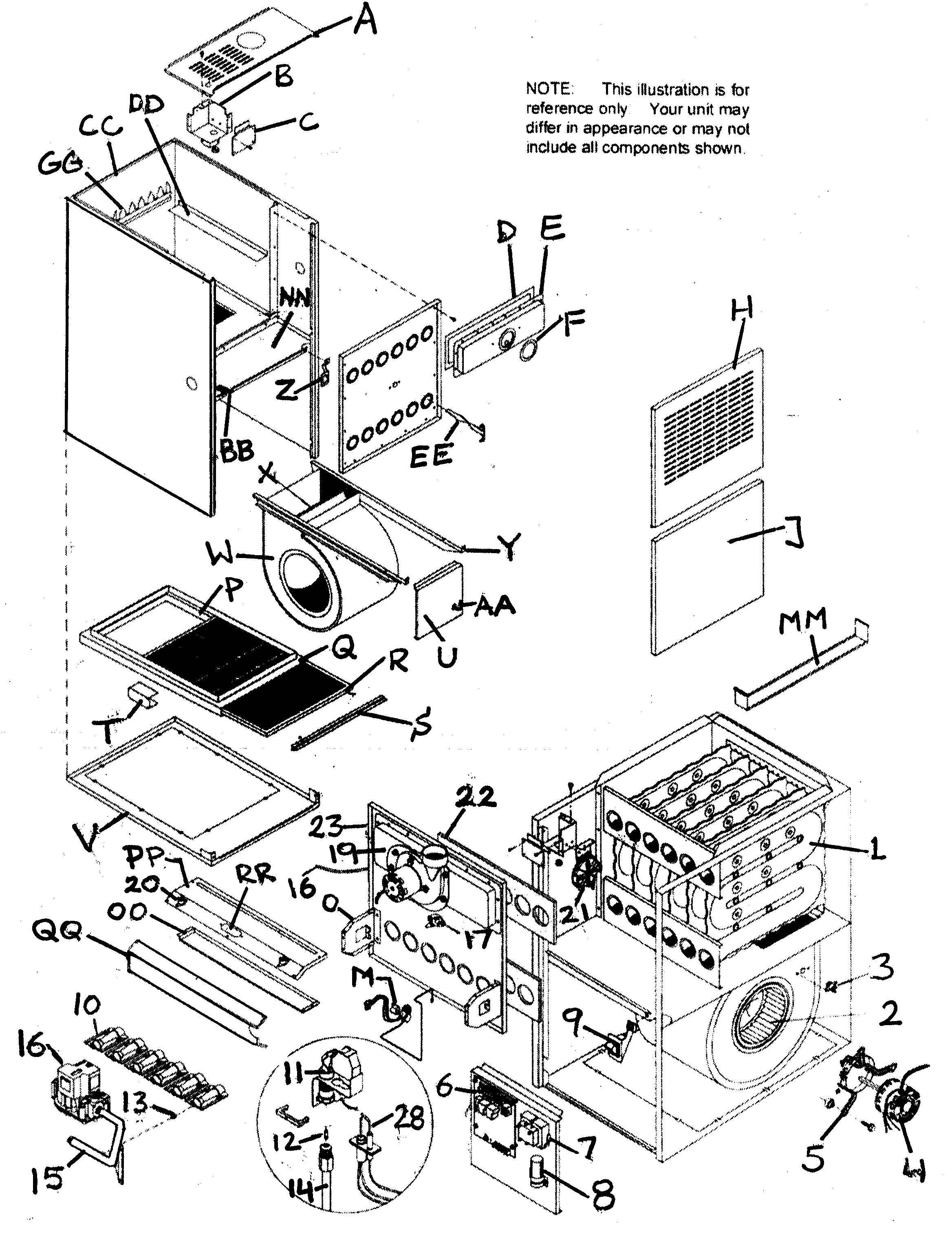Cabinet parts