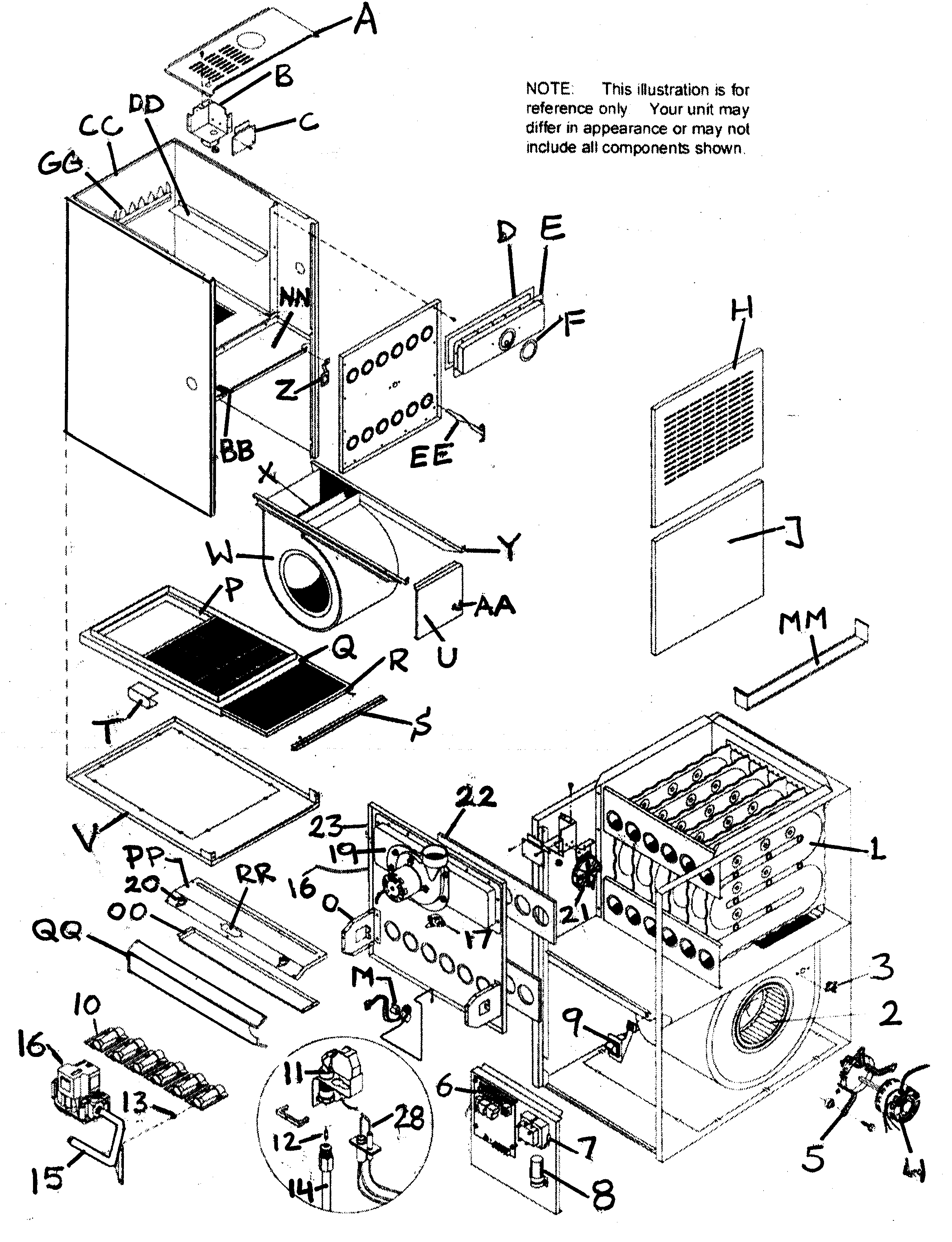 Cabinet parts