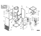 ICP OUF160B18B cabinet parts diagram