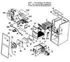 ICP C9MPT100J16A1 cabinet parts diagram