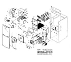ICP H9MPV050F12B1 cabinet parts diagram