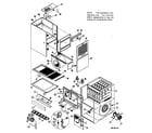 ICP TNE050B12G1 cabinet parts diagram