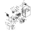 ICP N8MPL125J20A1 cabinet parts diagram