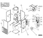 ICP OUF105A12B cabinet parts diagram