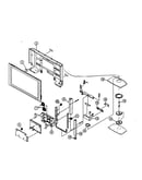 Rear cover assy/stand