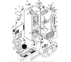 Kenmore Elite 79575196401 case parts diagram