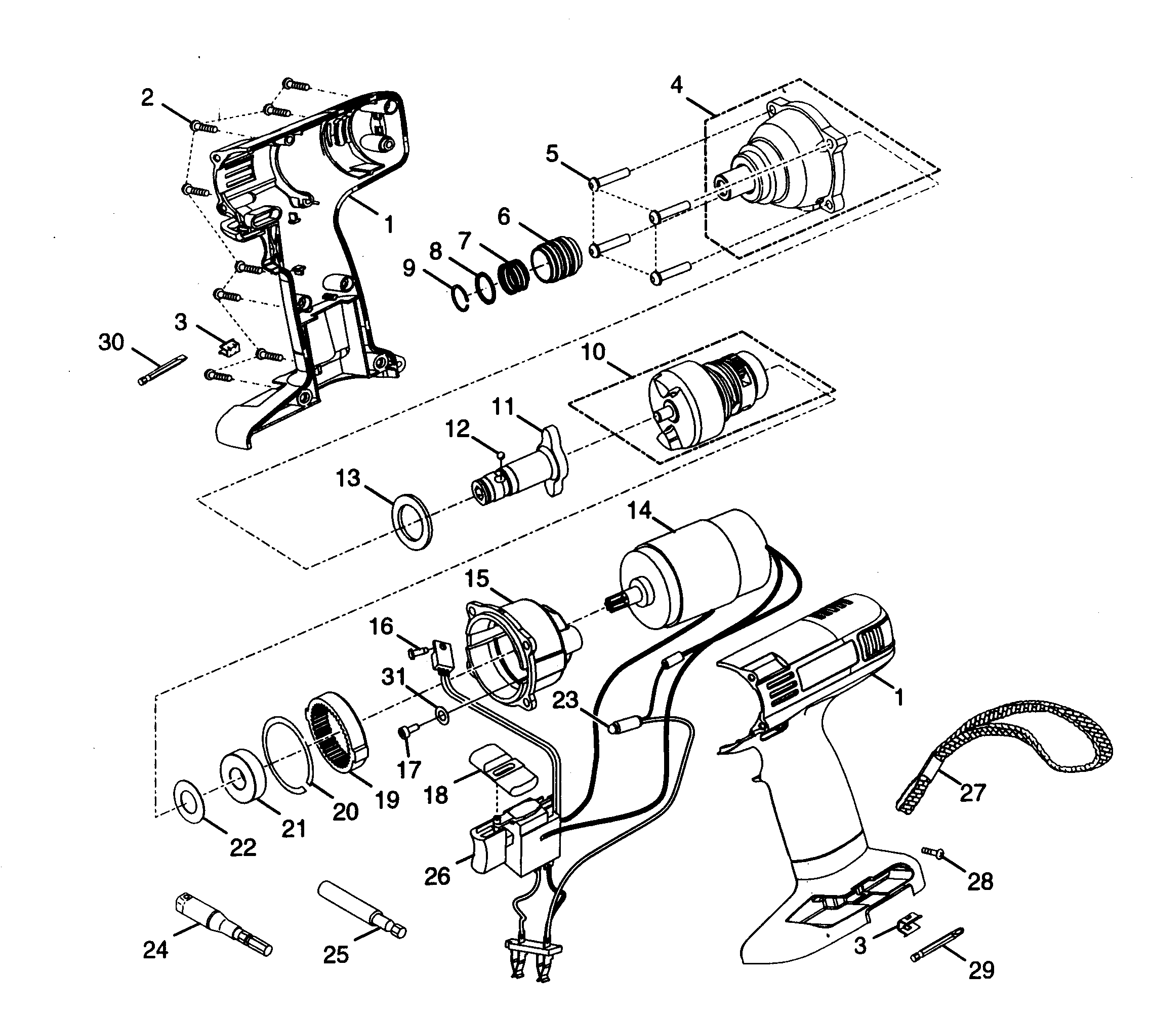 Drill assy