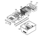 Kenmore Elite 79575542401 freezer parts diagram