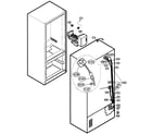 Kenmore Elite 79575552401 ice maker parts diagram