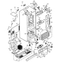 Kenmore Elite 79575556400 case parts diagram