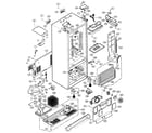 Kenmore Elite 79575556401 case parts diagram